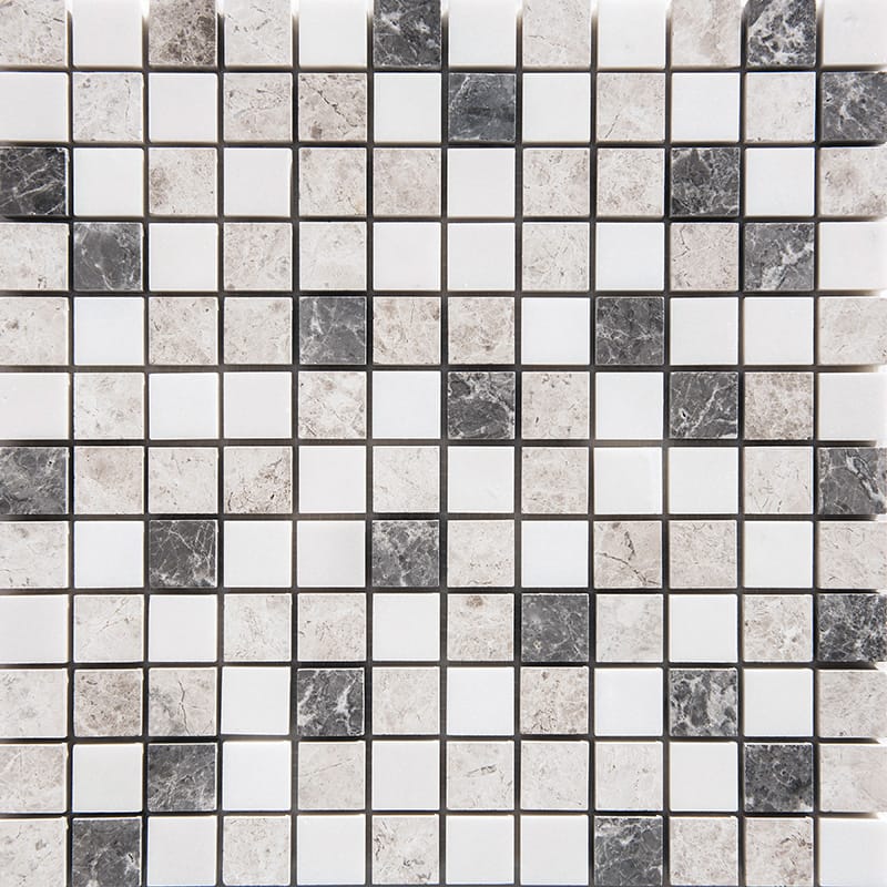Granada Blend Polished 1x1 Marble Mosaics 12x12 Marble Polished 12x12 Mosaics