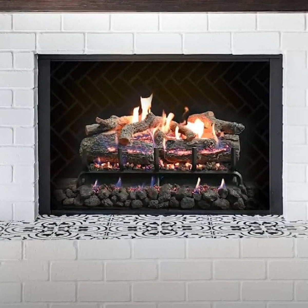 Grand Canyon Glowfire Arizona Weathered Oak Charred Vented Gas Logs [GFWOC30/36] (SAK37529) by SAKSBY WHOLESALE