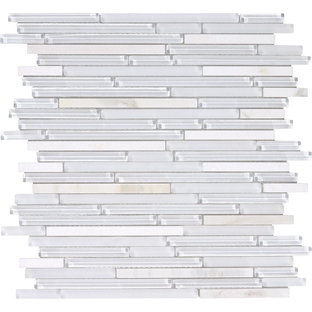 Granita Gloss Liner Blend Glass Mosaics 12x12 Glass Gloss 12x12 Mosaics