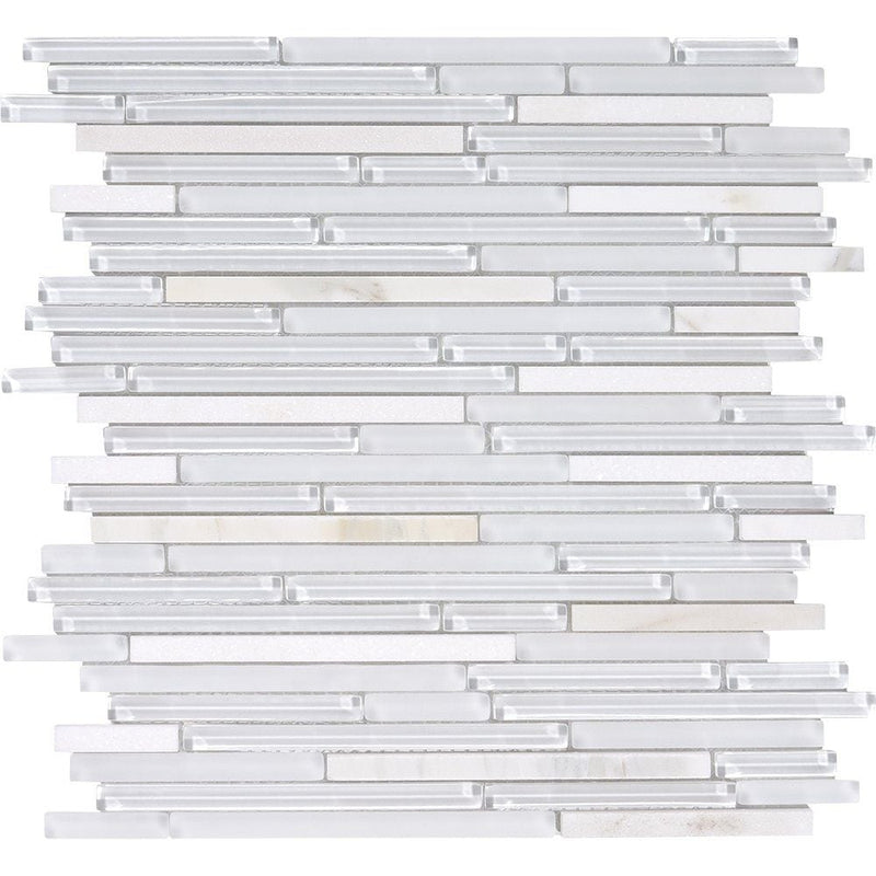 Granita Gloss Liner Blend Glass Mosaics 12x12 Glass Gloss 12x12 Mosaics