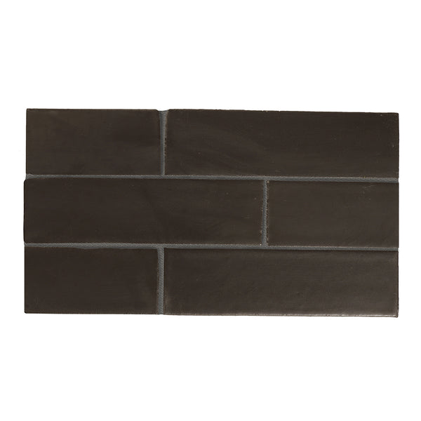 Gray Ash Matte Glazed Terracotta Tiles 2 1/8x7 1/2