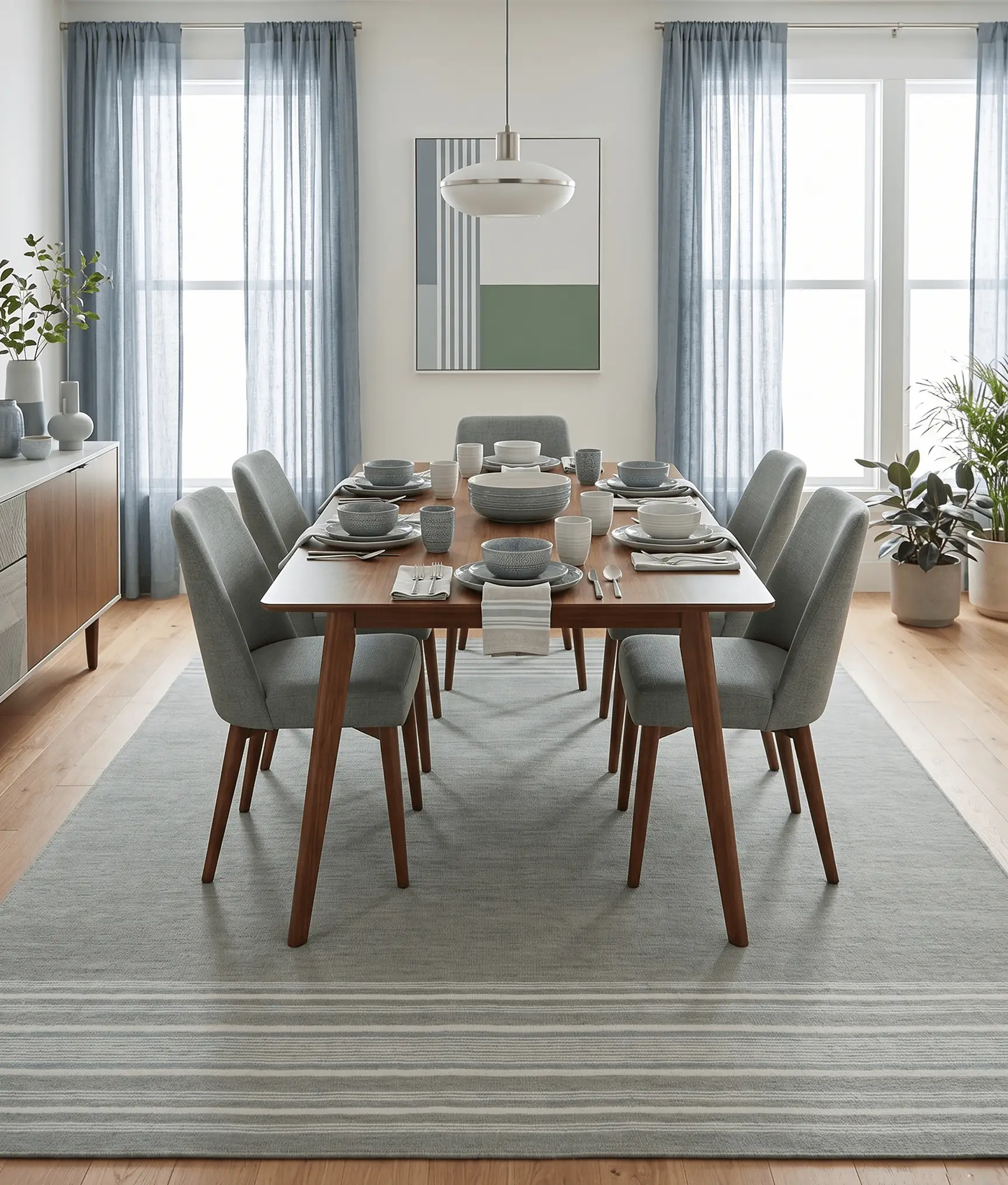 Gray Modern Style Hand Tufted Wool Area Rug by The Rug Decor