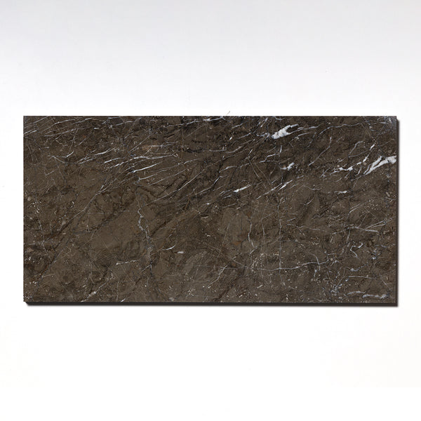 Gray Polished Marble Tiles 12x24