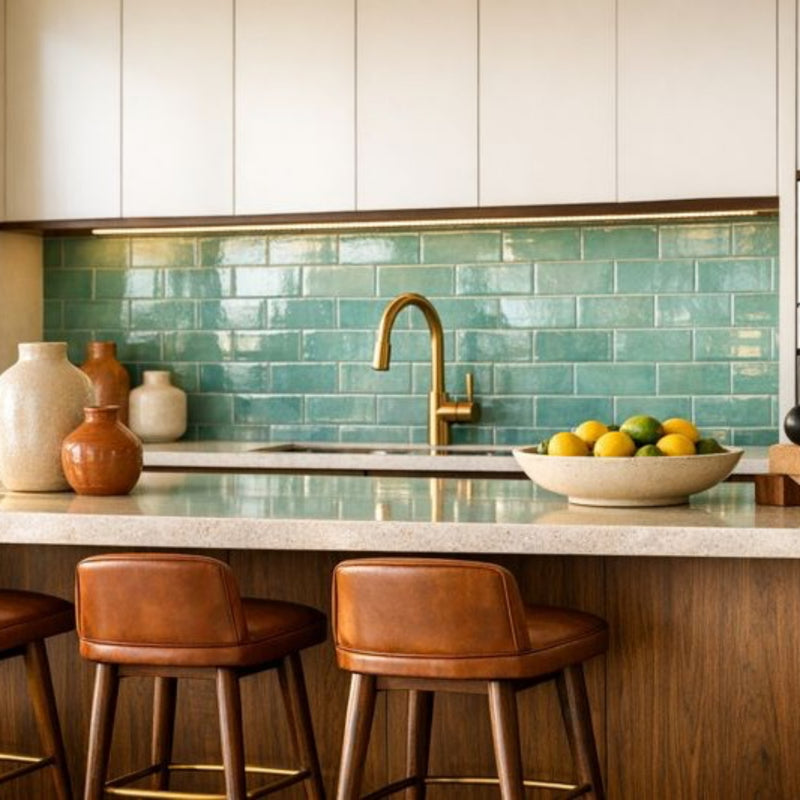 Grecianisle Satin Subway Glass Tiles 3x9 Glass Satin 3x12 Tiles — 2
