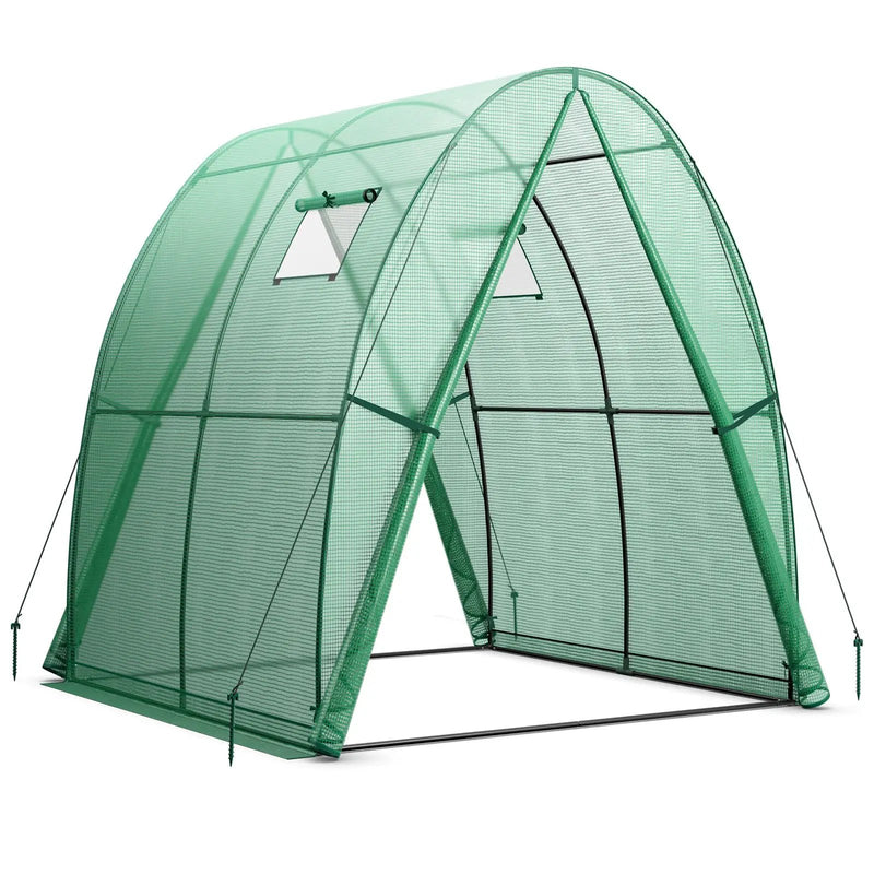 6 x 6 x 6.6 FT Outdoor Wall-in Tunnel Greenhouse by DirectDeals