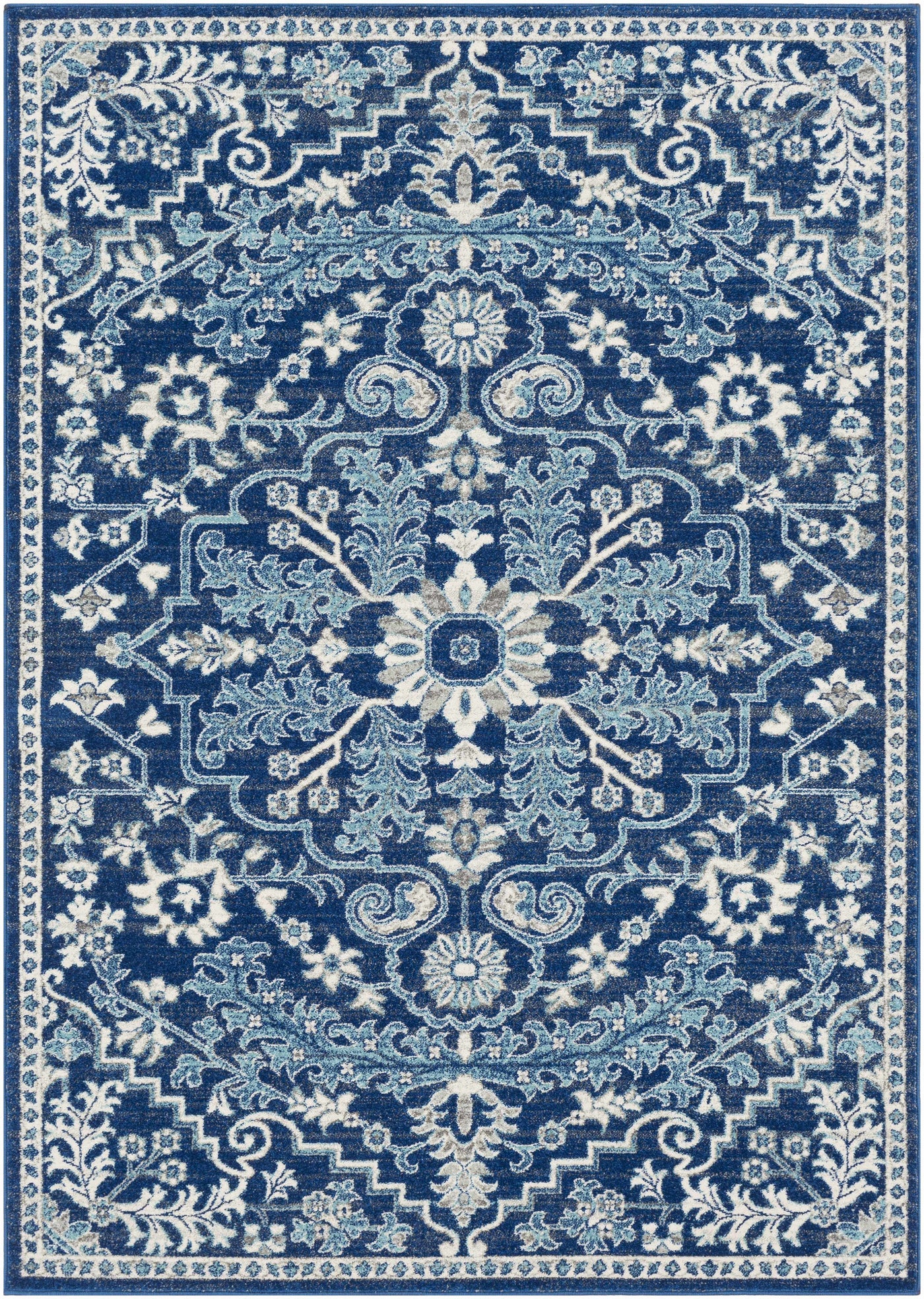 Blue Bodrum Area Rug by Boutique Rugs