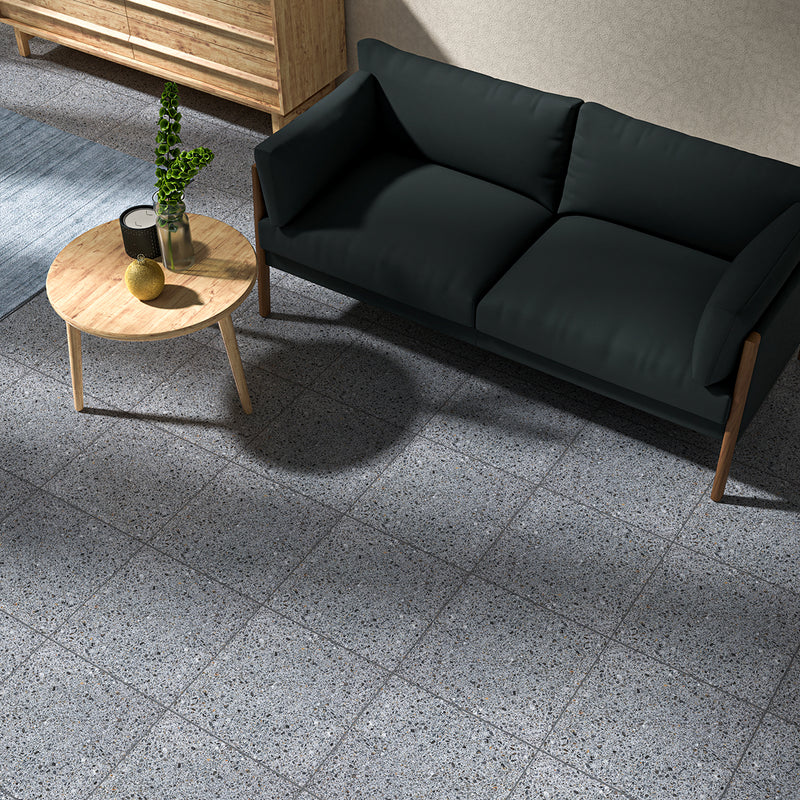 Grey Honed Terrazzo Tiles 15 3/4x15 3/4 Terrazzo Honed 18x18 Tiles — 2