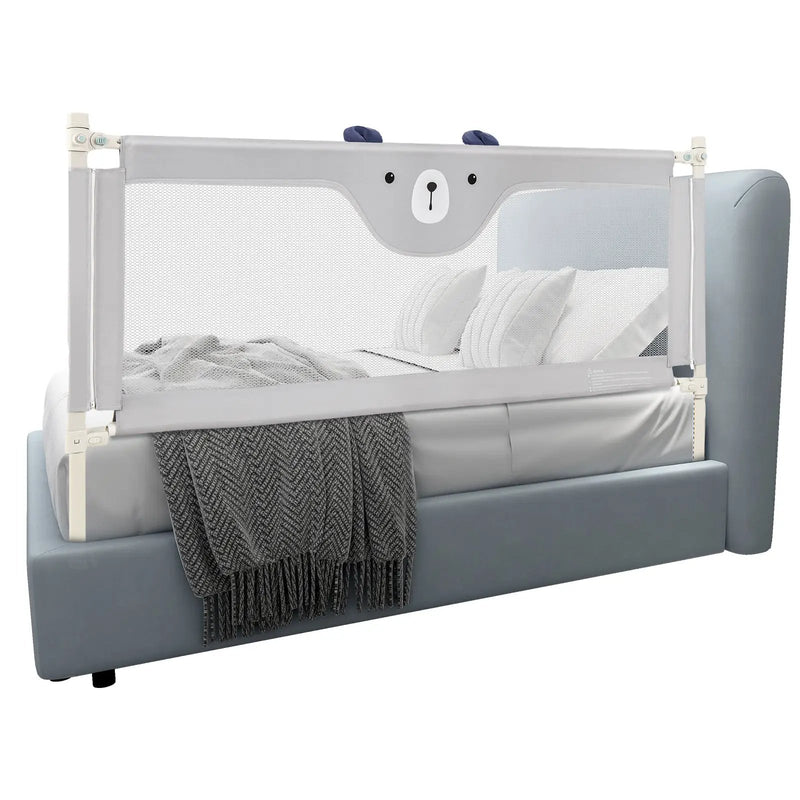 Vertical Lifting Baby Bed Rail with Double Safety Lock by DirectDeals
