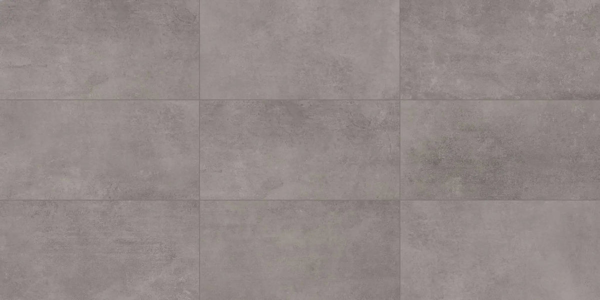 Portland Grey Bullnose Concrete Look Porcelain Moldings 3x24 by landmarkceramics