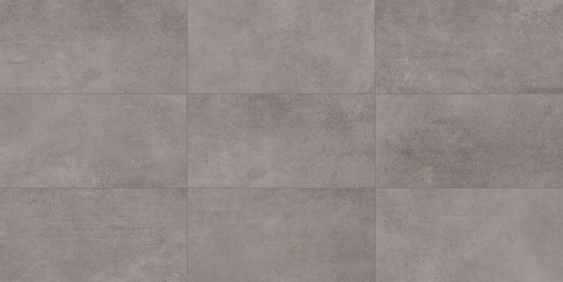 Portland Grey Concrete Look Porcelain Tiles 12x24 by landmarkceramics