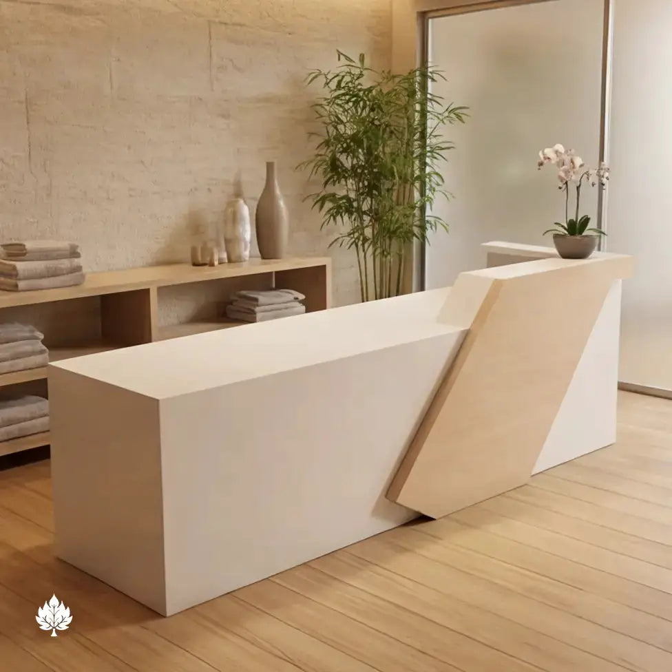 Emvere · Front Reception Desk by Arc Grove