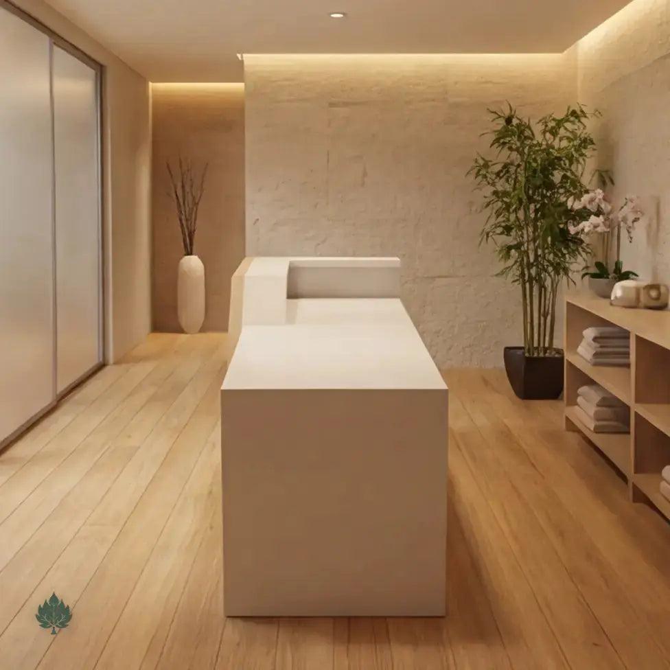 Emvere · Front Reception Desk by Arc Grove