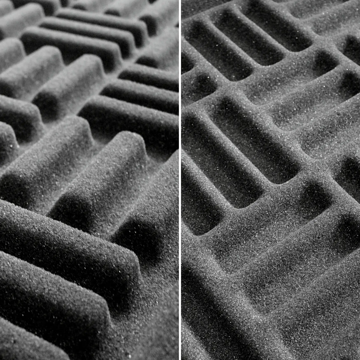 Grid Style Acoustic Foam Panels - Acoustic Foam Room Kits by SoundAssured