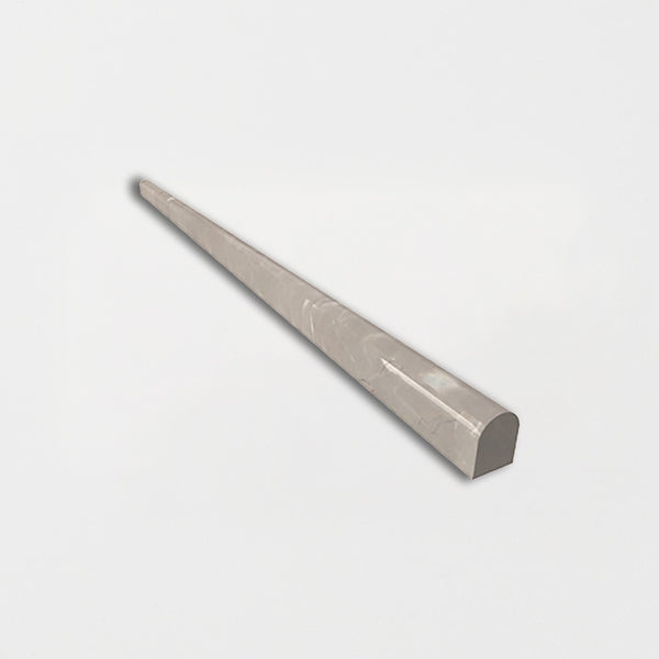 Gris Fawn Polished Pencil Marble Moldings 3/4x24