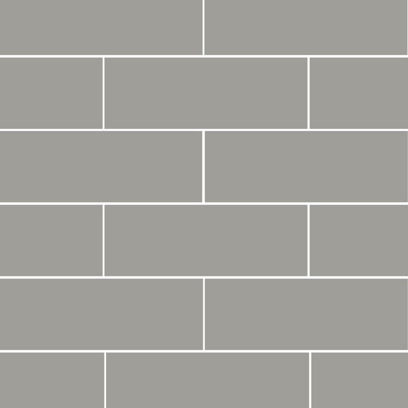 Gris Fonce Glossy Subway Ceramic Tiles 4x12 Ceramic Glossy 4x12 Tiles