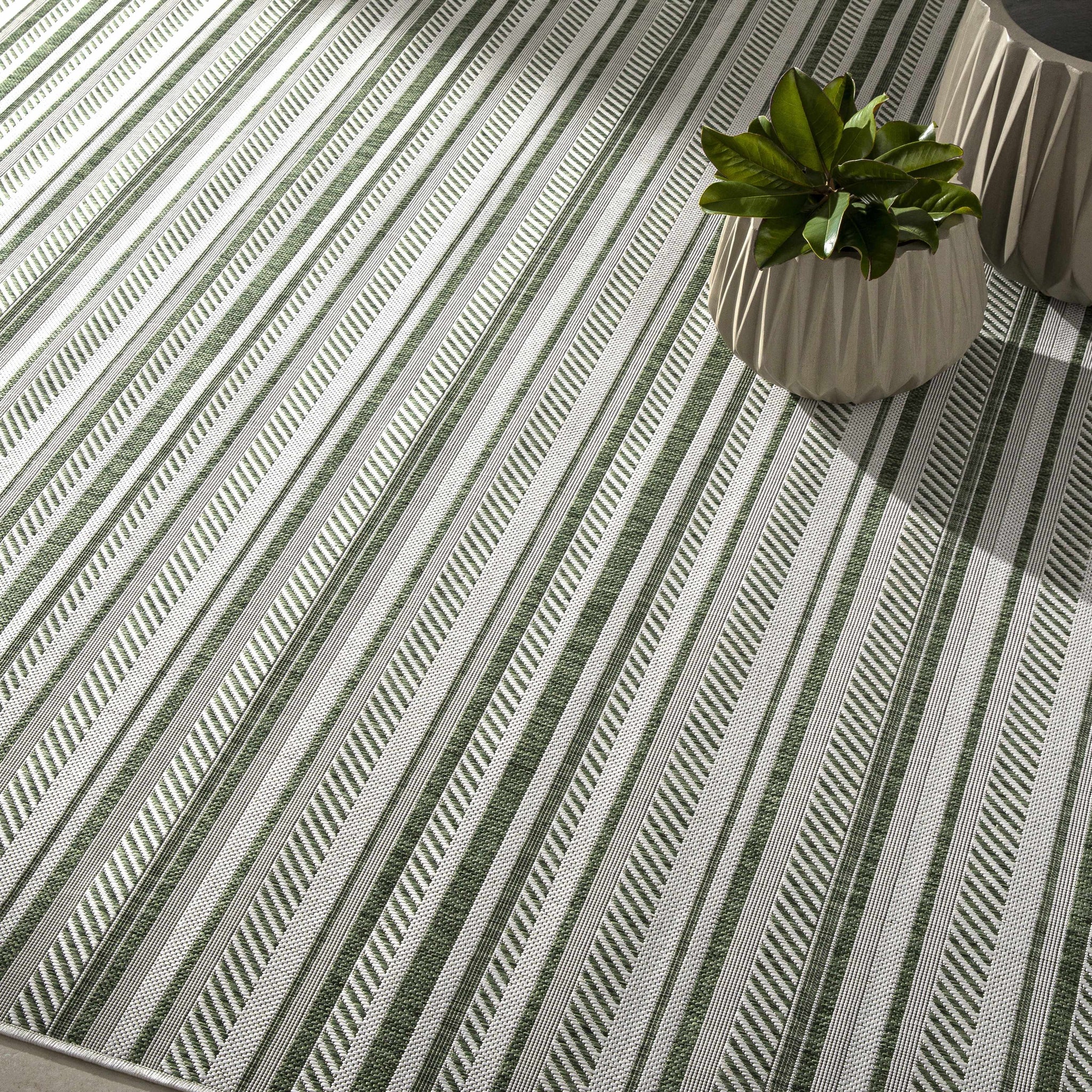 Gram Striped Nordic Outdoor Rug by Boutique Rugs