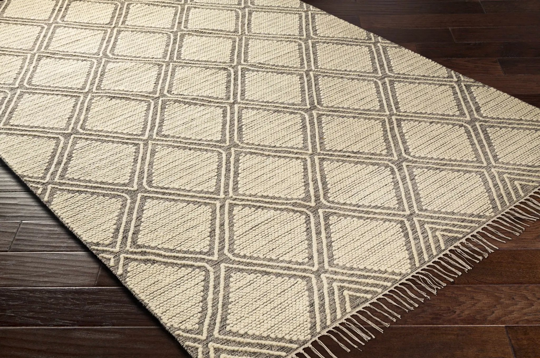 Grasston Cotton&Wool Area Rug - Clearance by Boutique Rugs