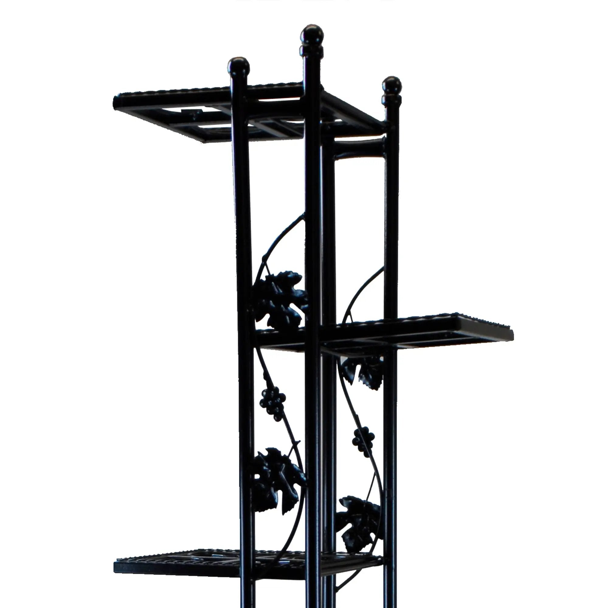 6-Tier Steel Black Plant Stand by Sharicks