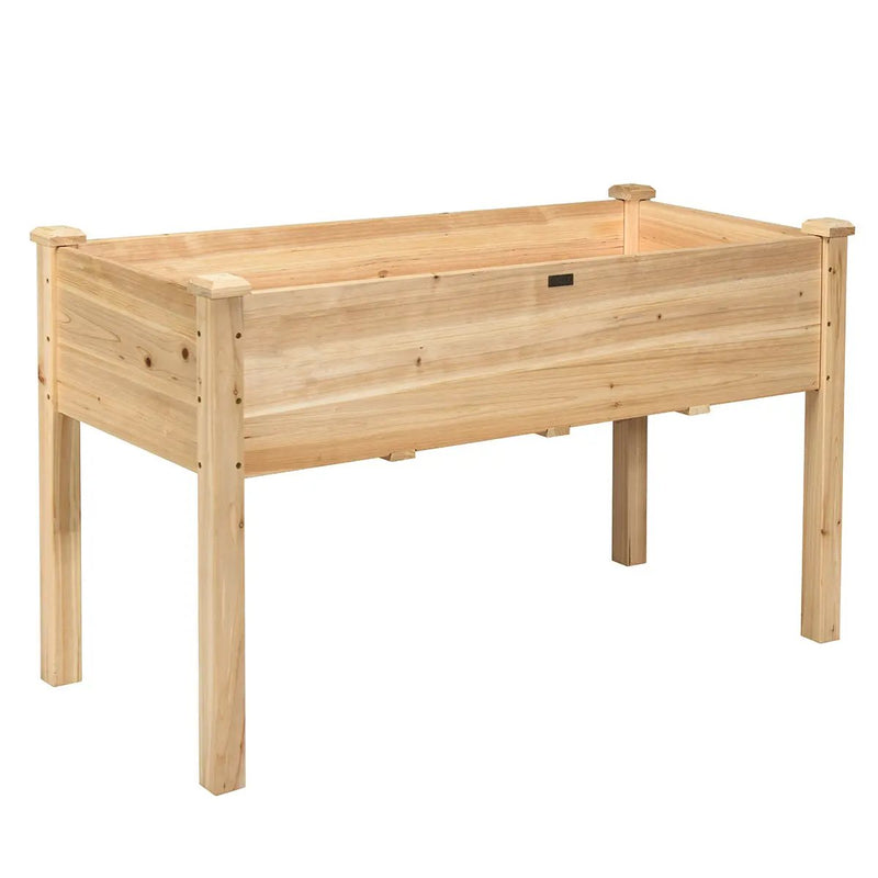 Wooden Raised Vegetable Garden Bed Elevated Grow Vegetable Planter by DirectDeals