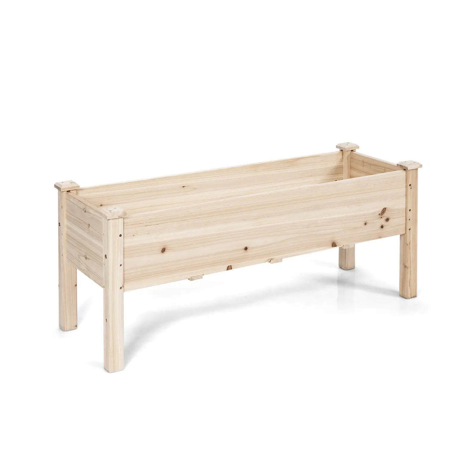 Raised Garden Bed Elevated Planter Box Wood for Vegetable Flower Herb by DirectDeals