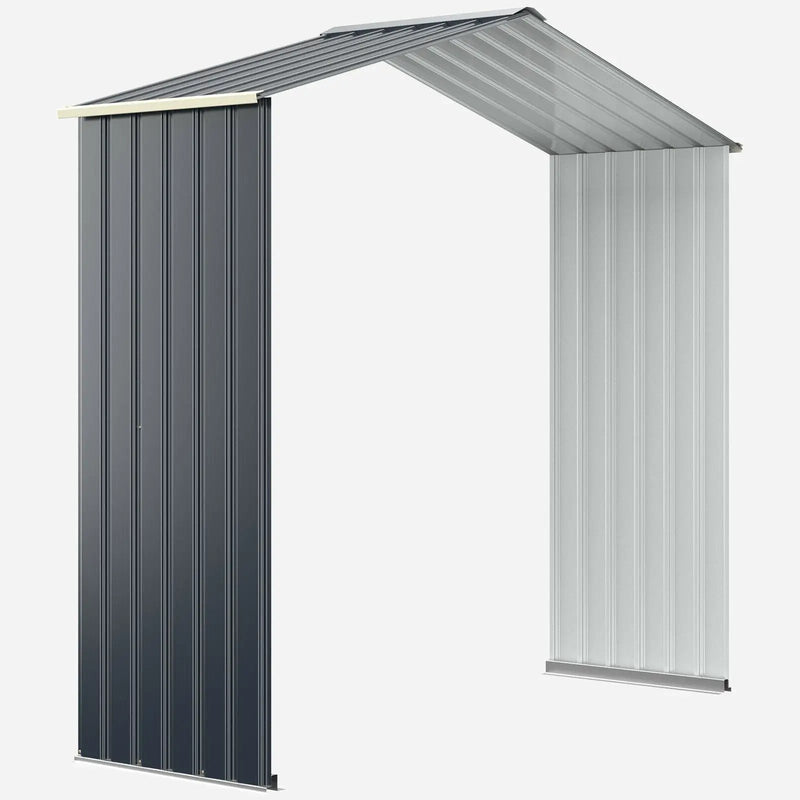 Outdoor Storage Shed Extension Kit for 7 Feet Shed Width by DirectDeals