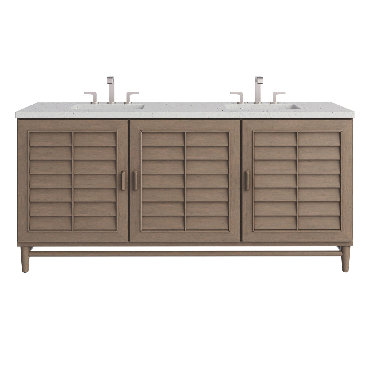 James Martin Portland 72" Double Bathroom Vanity, Whitewashed Walnut, view 31