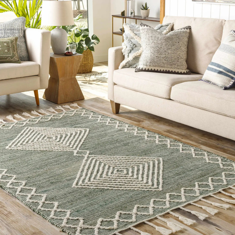 Guiuan Tasseled Jute&Wool Rug - Clearance by Boutique Rugs