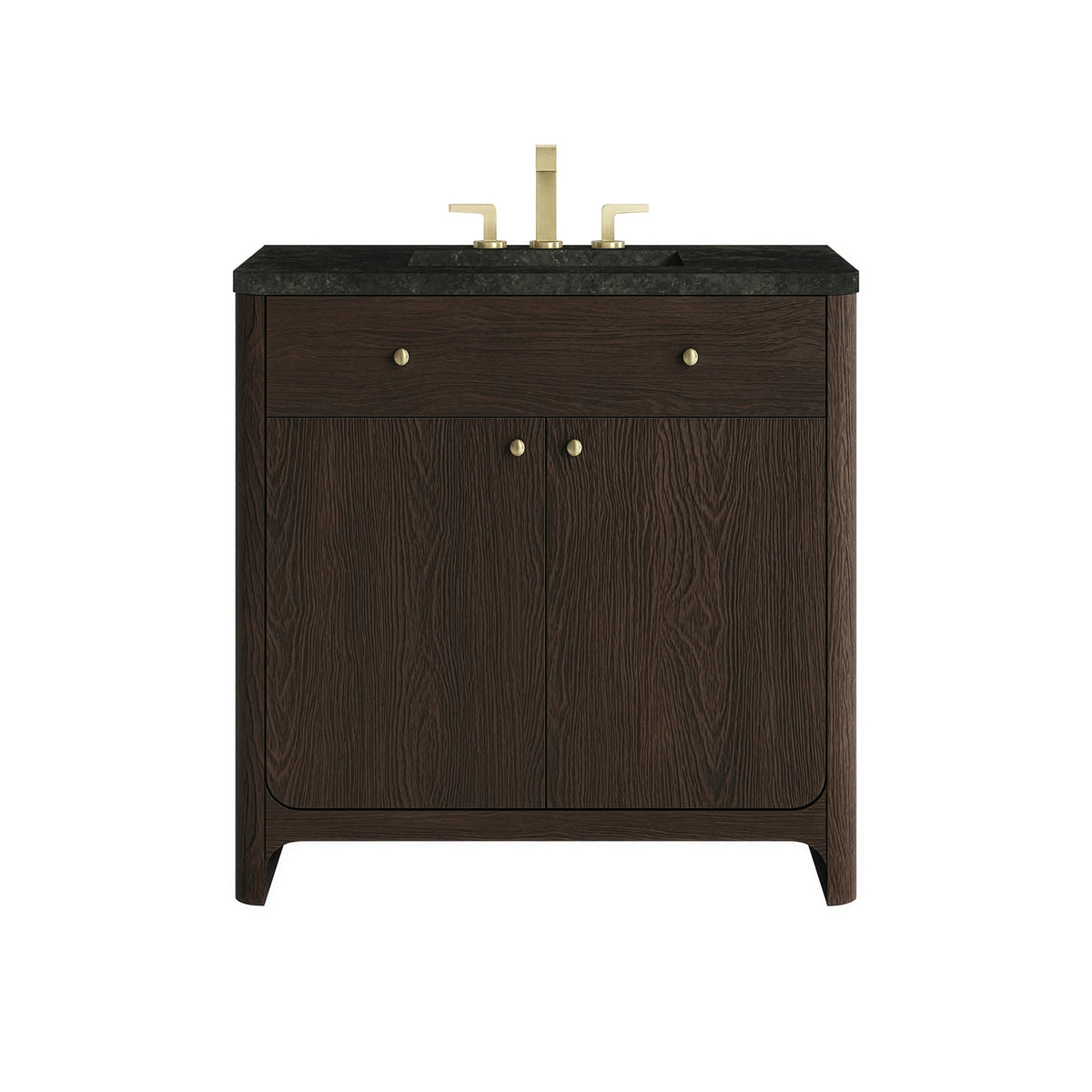 James Martin Gracyn 36" Single Bathroom Vanity, Sable with Phantome countertop