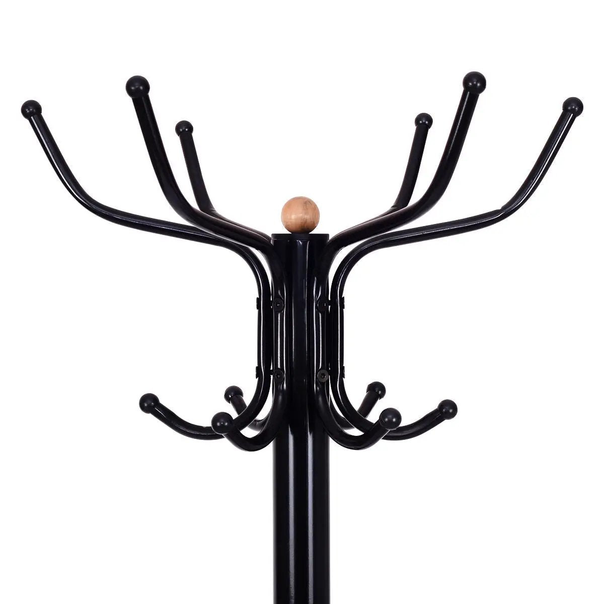 Vintage Metal Coat Hat Tree Stand Clothes Hanger by DirectDeals