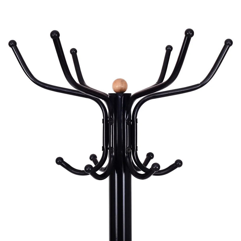 Vintage Metal Coat Hat Tree Stand Clothes Hanger by DirectDeals