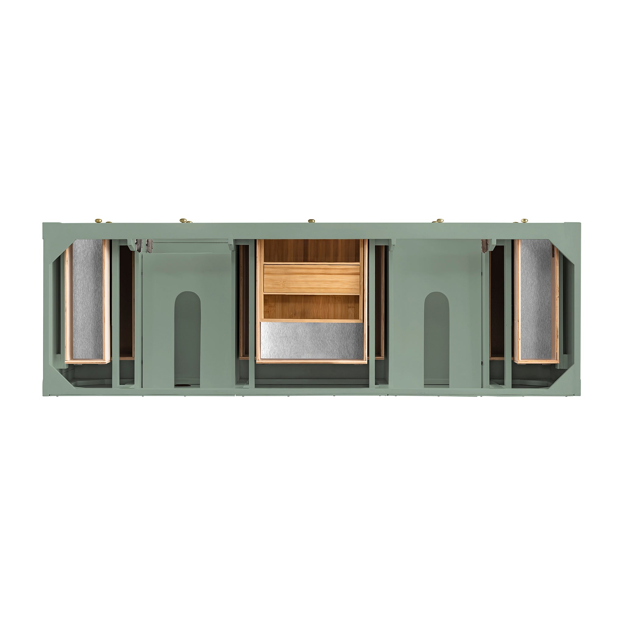 James Martin Breckenridge 72" Double Bathroom Vanity, Smokey Celadon by James Martin