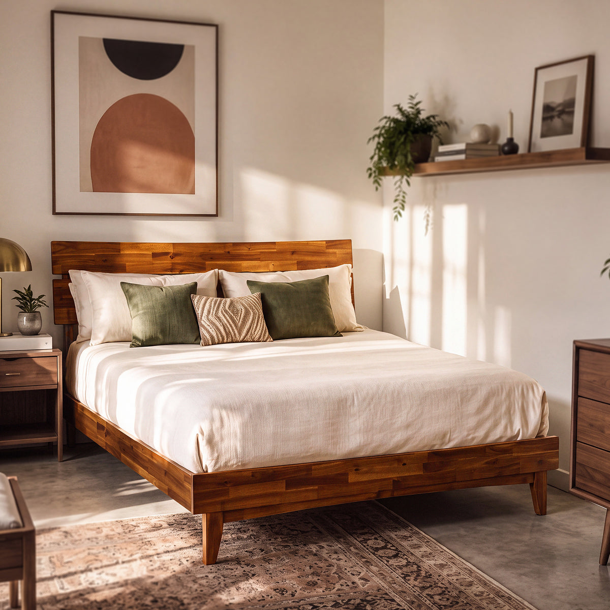 Aurora Solid Wood Bed Frame, photo 22 of 34