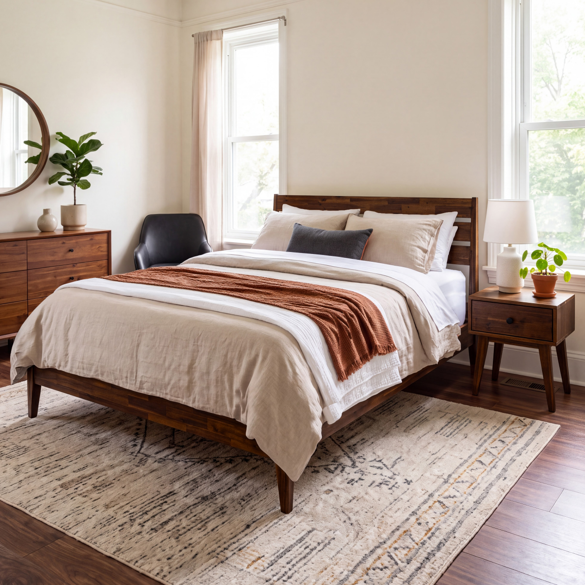 Sofia Solid Wood Nightstand, photo 11 of 31