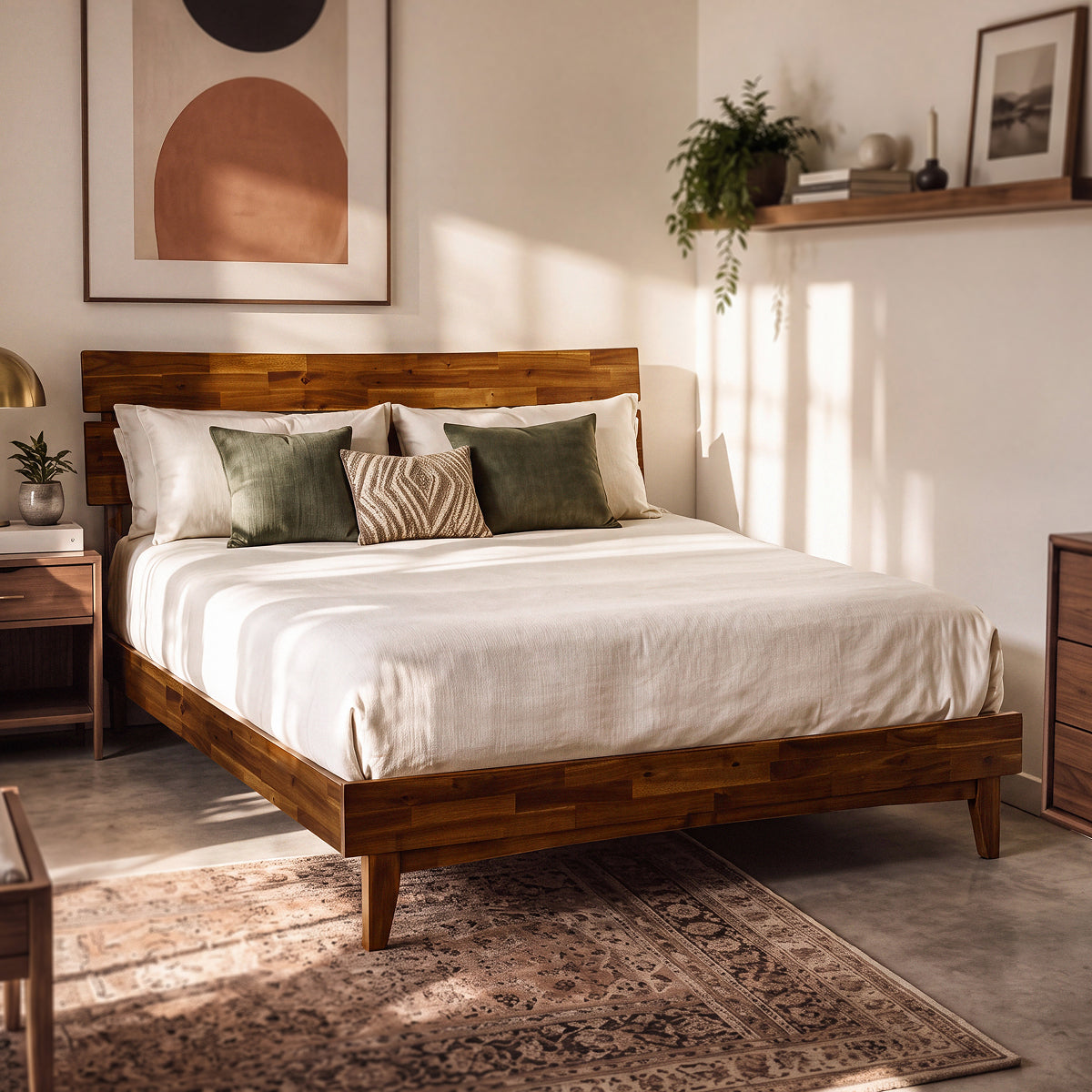 Aurora Solid Wood Bed Frame, photo 11 of 34