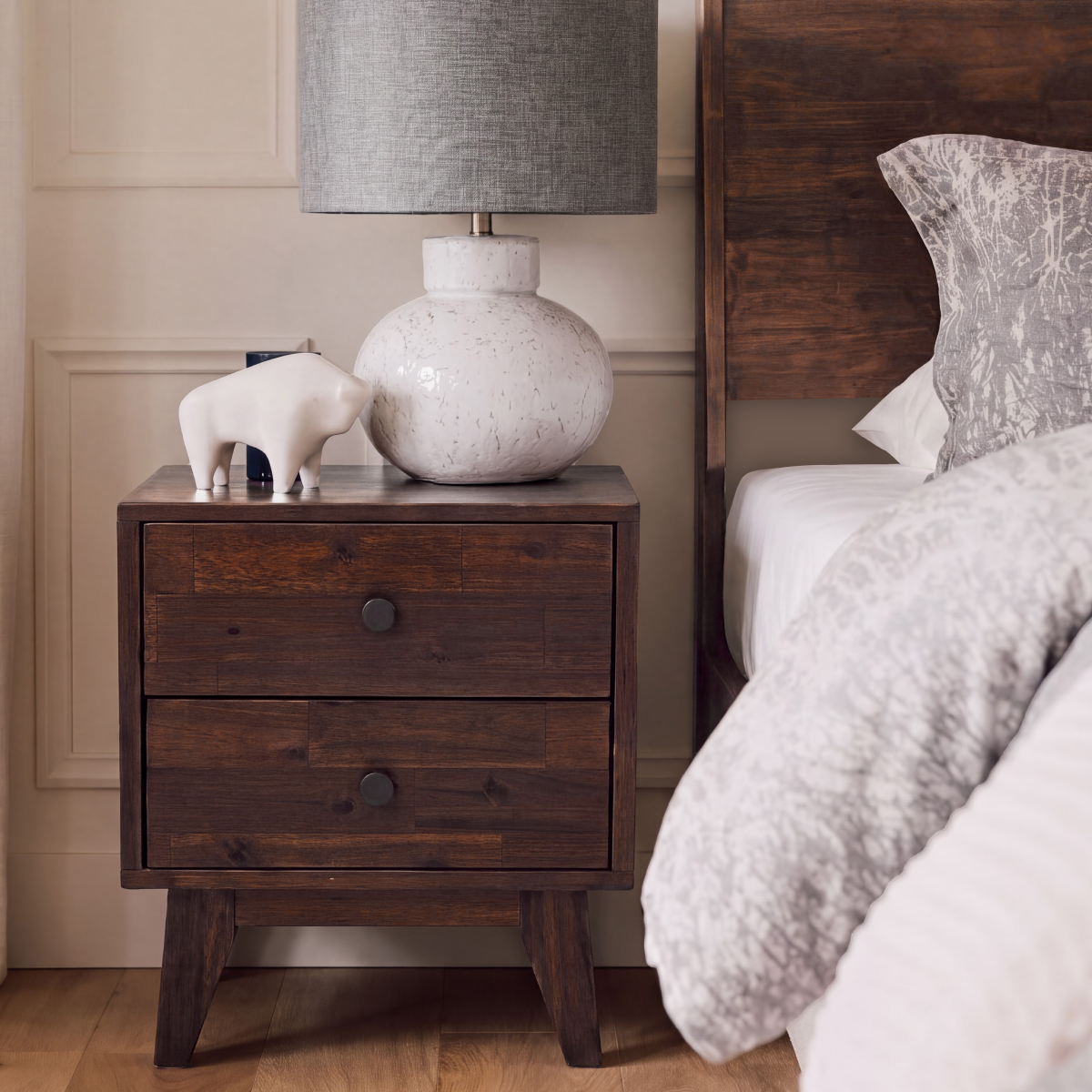 Silvia Solid Wood Nightstand, photo 28 of 28