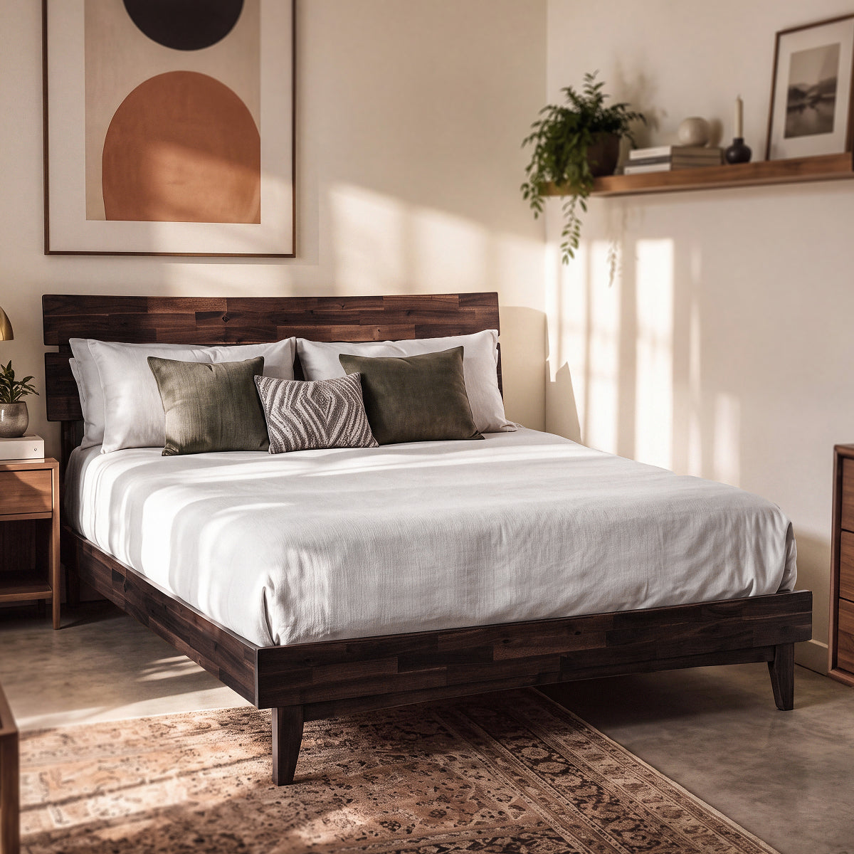 Aurora Solid Wood Bed Frame, photo 33 of 34