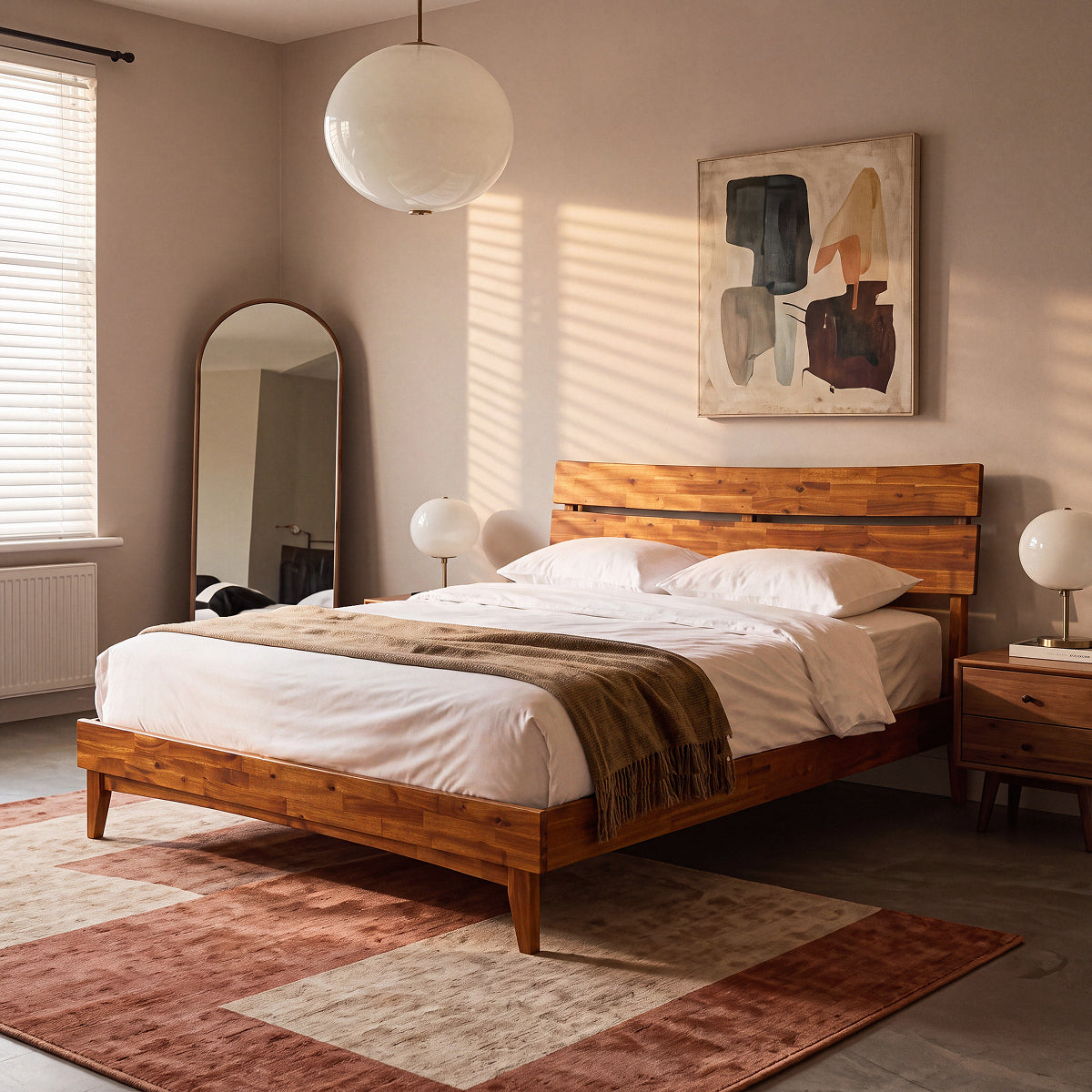 Aurora Solid Wood Bed Frame, photo 23 of 34