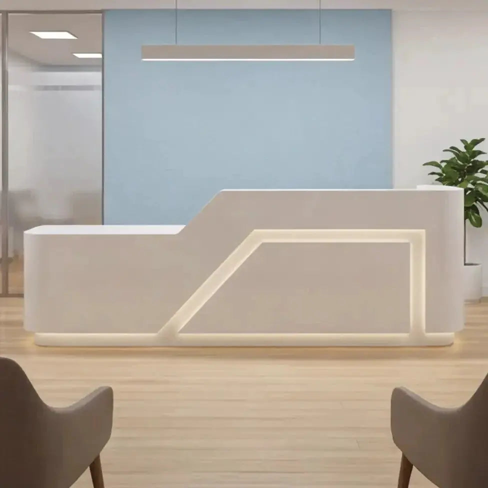 Solenne · Front Reception Desk by Arc Grove