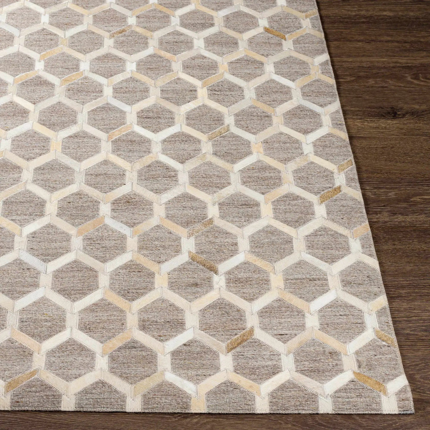Haddix Premium Leather Rug - Clearance by Boutique Rugs
