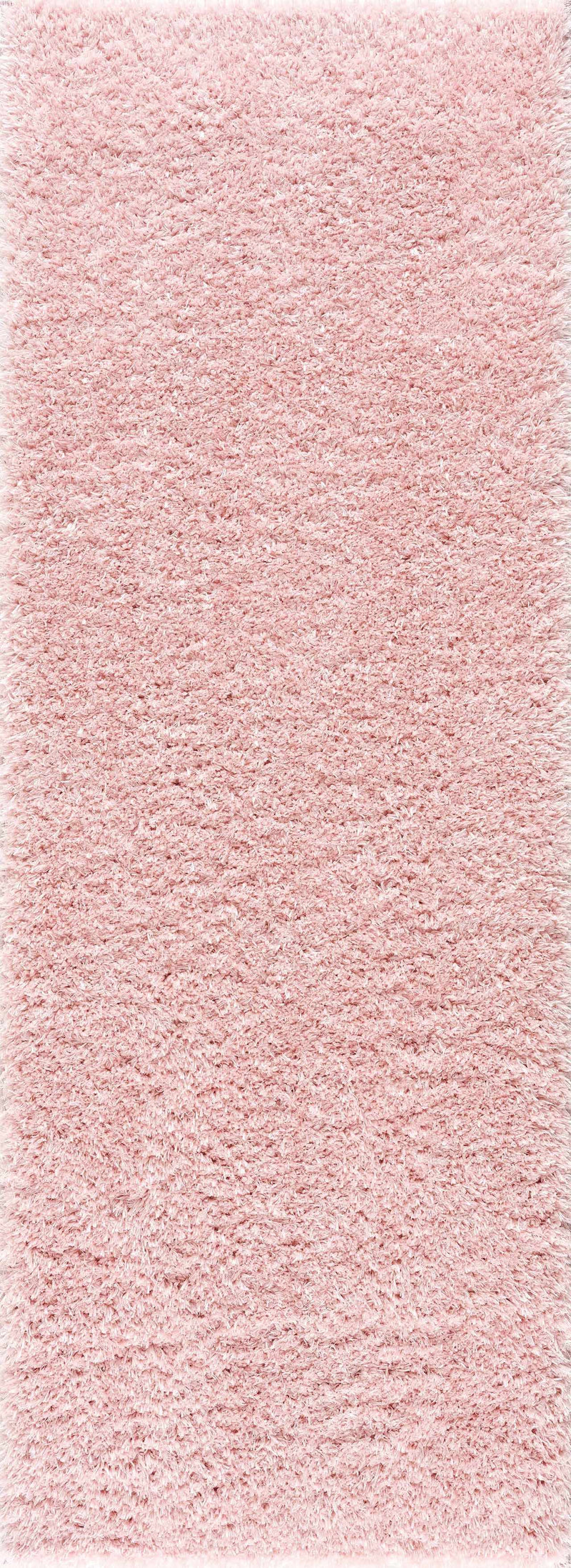 Faina Solid Pink Shag Washable Area Rug - Clearance by Boutique Rugs
