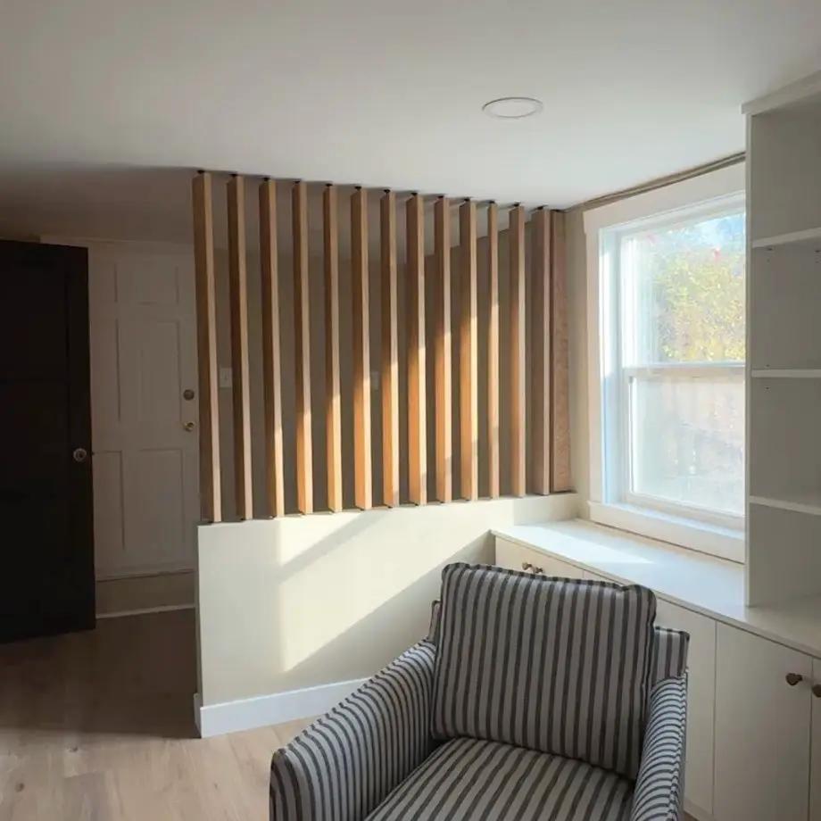 Wood Slat Room Divider by andor willow