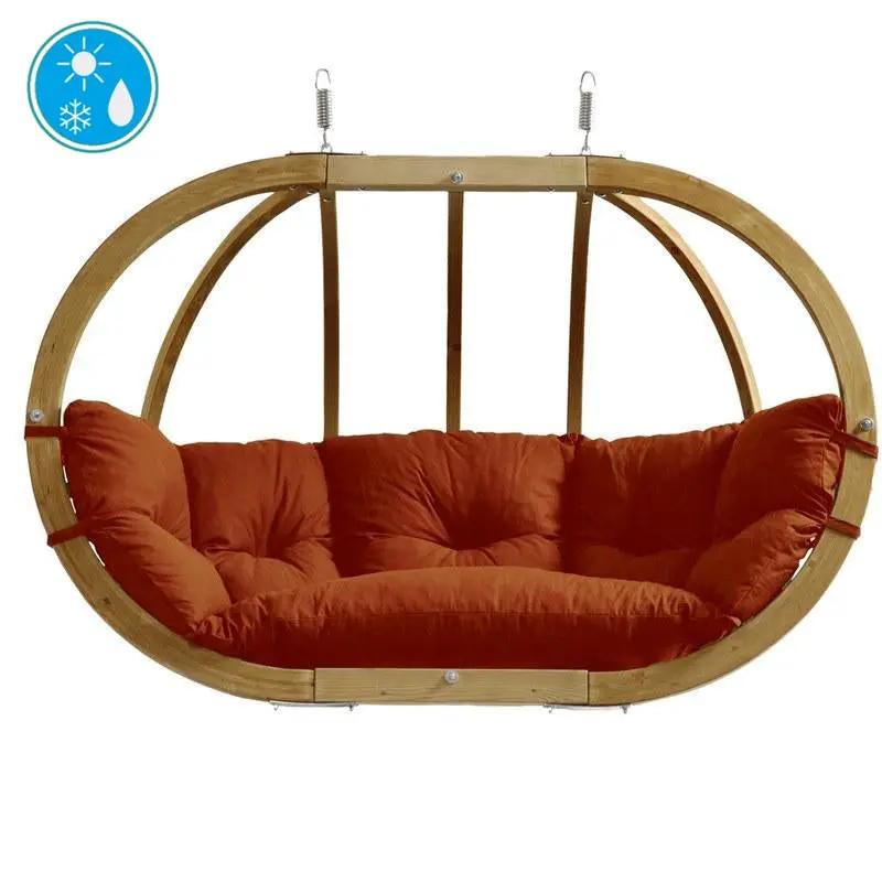 Amazonas Globo Royal Double Seater Hanging Chair with Cushions & Stand Set by Outdoor-USA®