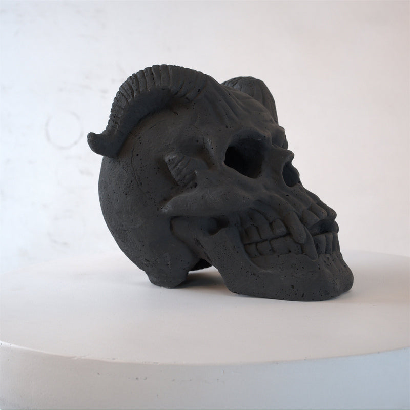Hand-Forged Flame Skull for Fire Pits and Hearths, photo 10 of 12