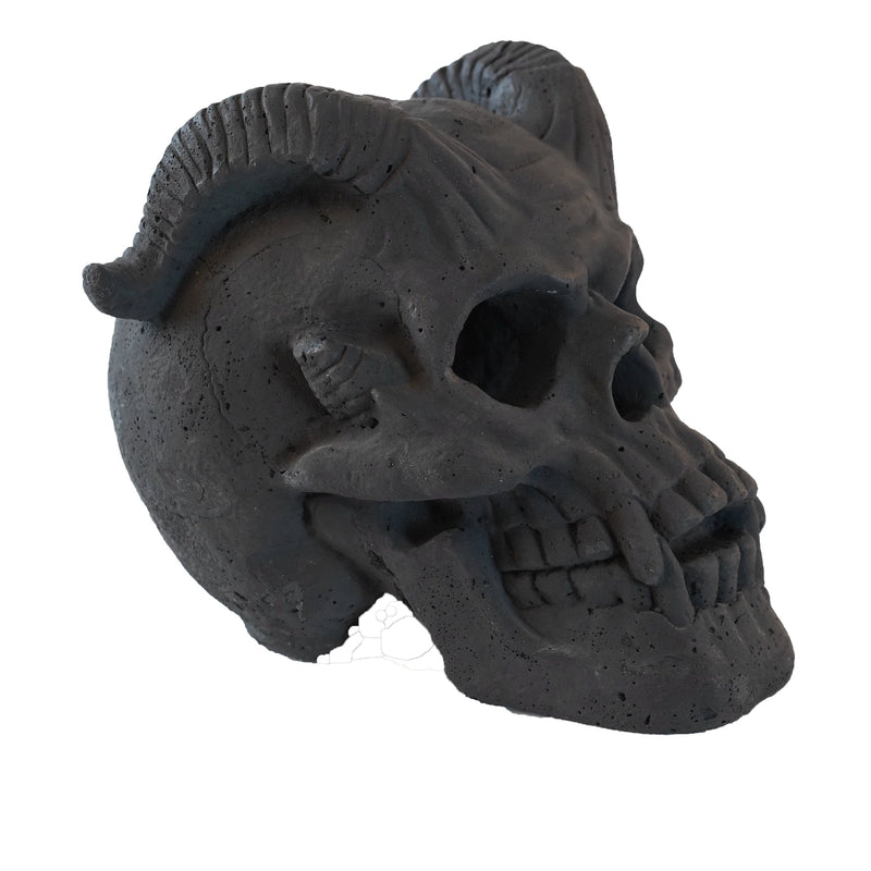 Hand-Forged Flame Skull for Fire Pits and Hearths, photo 6 of 12