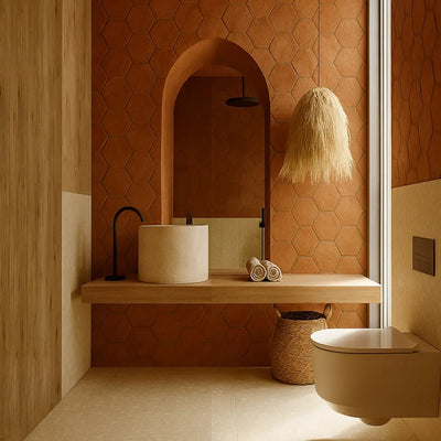 Terracotta Bathroom Tiles