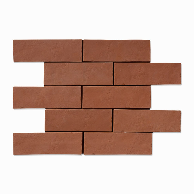 Hand Made Matte Terracotta Tiles 2x8 Terracotta Matte 2x8 Tiles