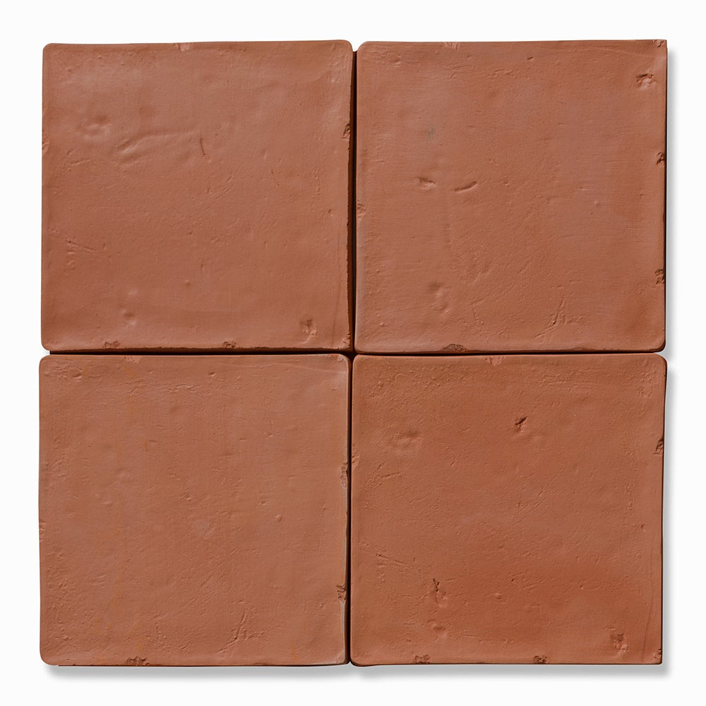 Hand Made Matte Terracotta Tiles 6x6 Terracotta Matte 6x6 Tiles