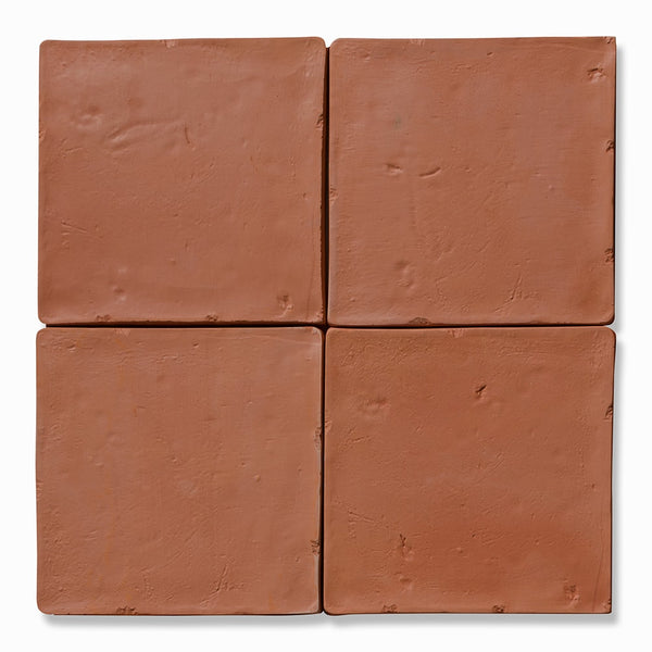Hand Made Matte Terracotta Tiles 6x6