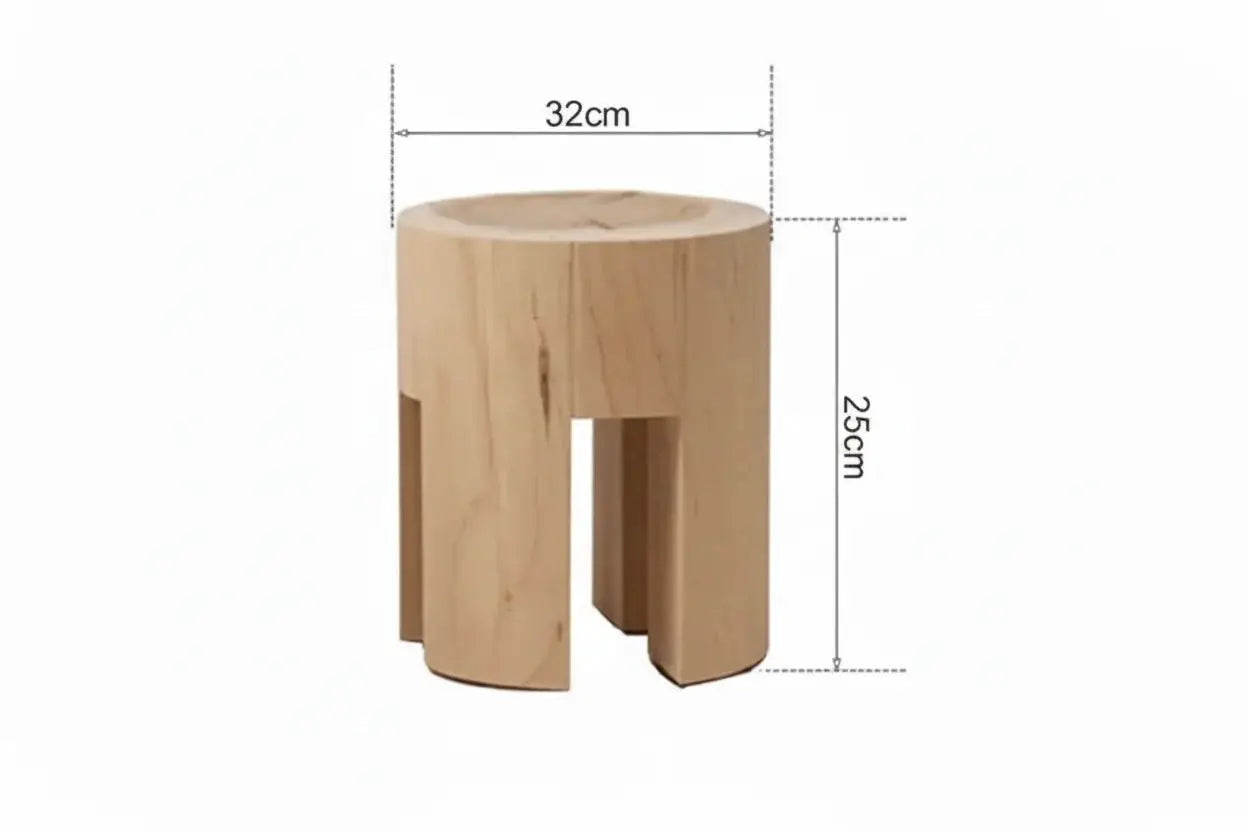Handcrafted Solid Wood End Tables for Living Room by House Of Avana