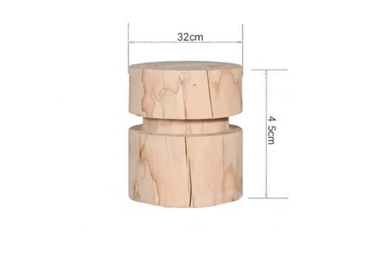 Handcrafted Solid Wood End Tables for Living Room by House Of Avana